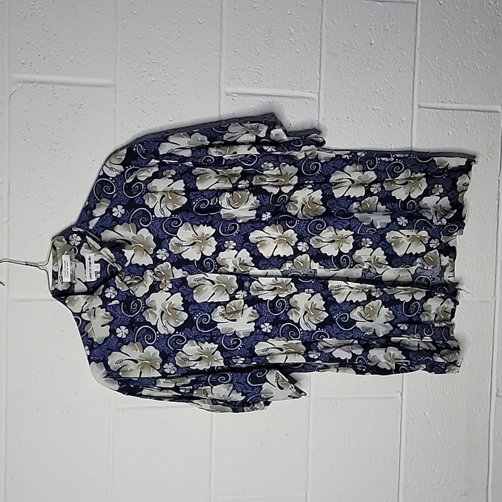 Pierre Cardin Floral men's short sleeve button down shirt